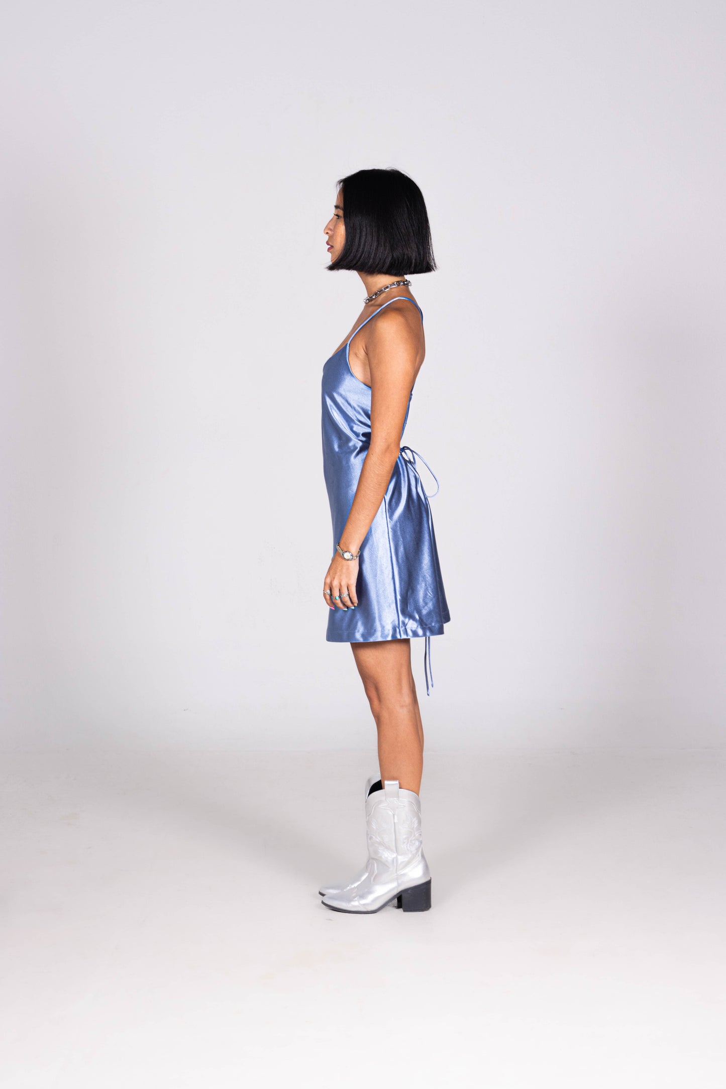 GOLDENGIRL MINI SKYBLUE DRESS